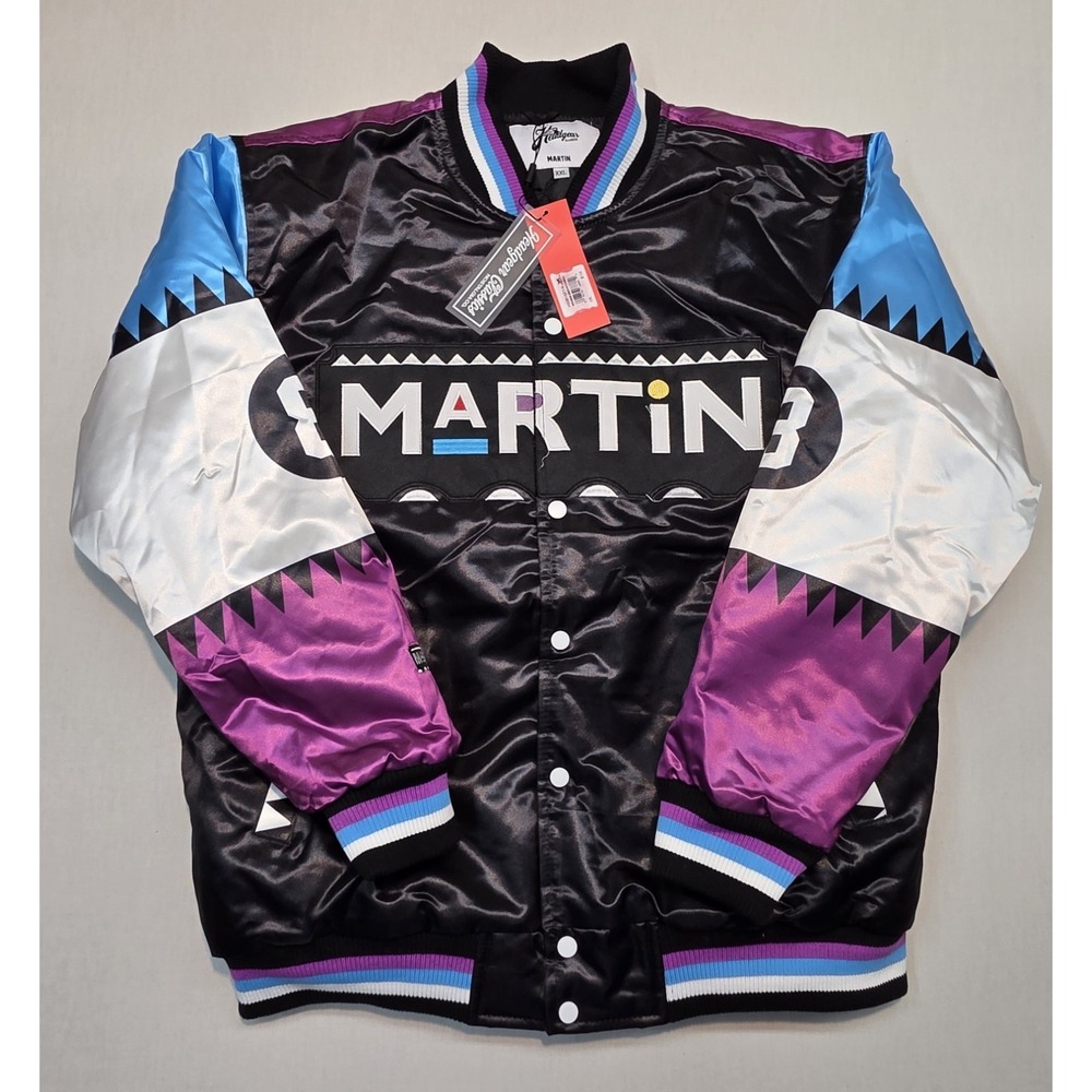 Headgear Classics Martin 8 Ball Satin Jacket XXL HGC051 Multicolor Retro NWT - Picture 1 of 16